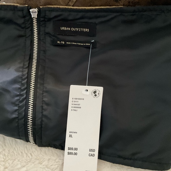 UO Tali Faux Leather Lace-Up Halter Top NWT - Picture 5 of 5